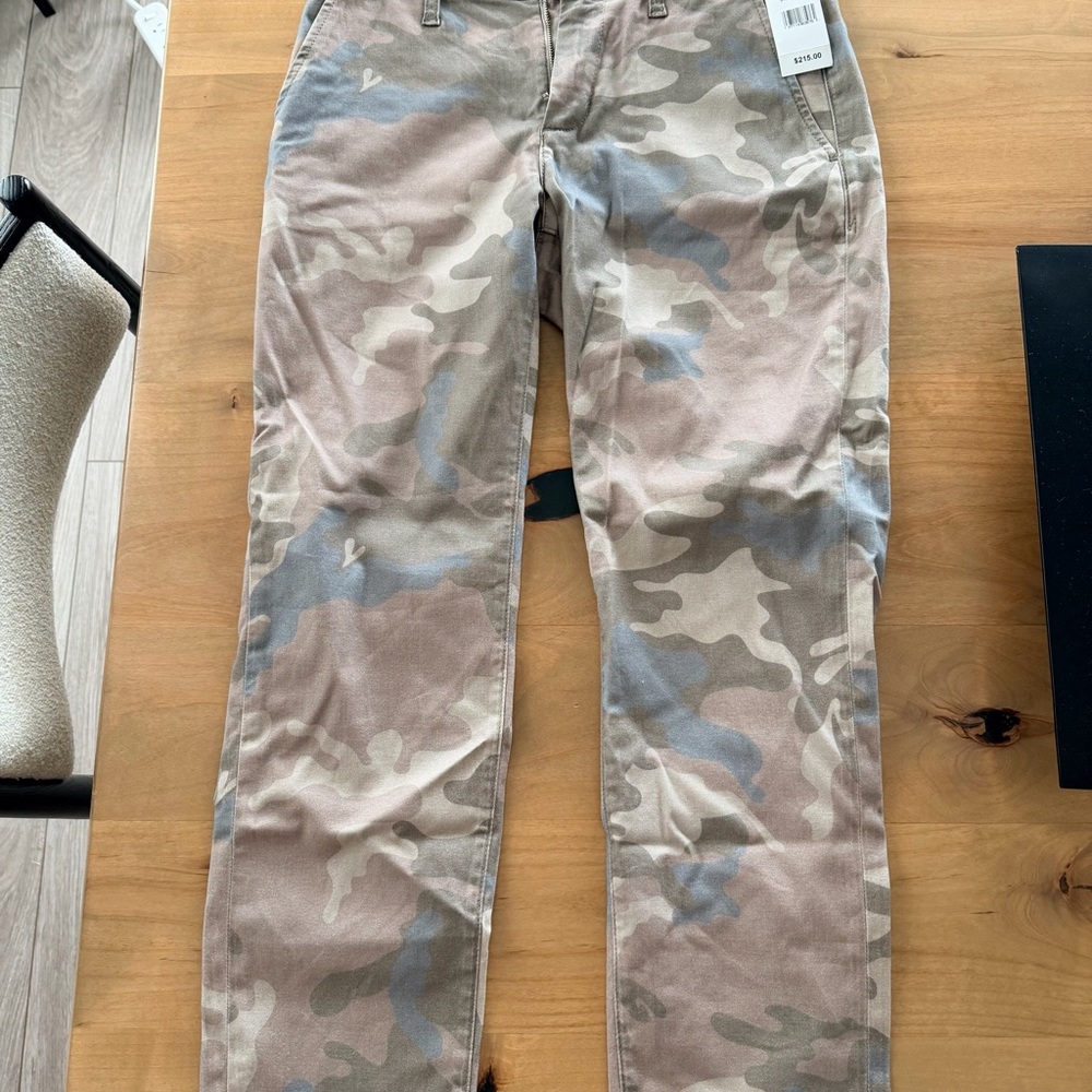 Ag Adriano Goldschmied Tan Camouflage Pants